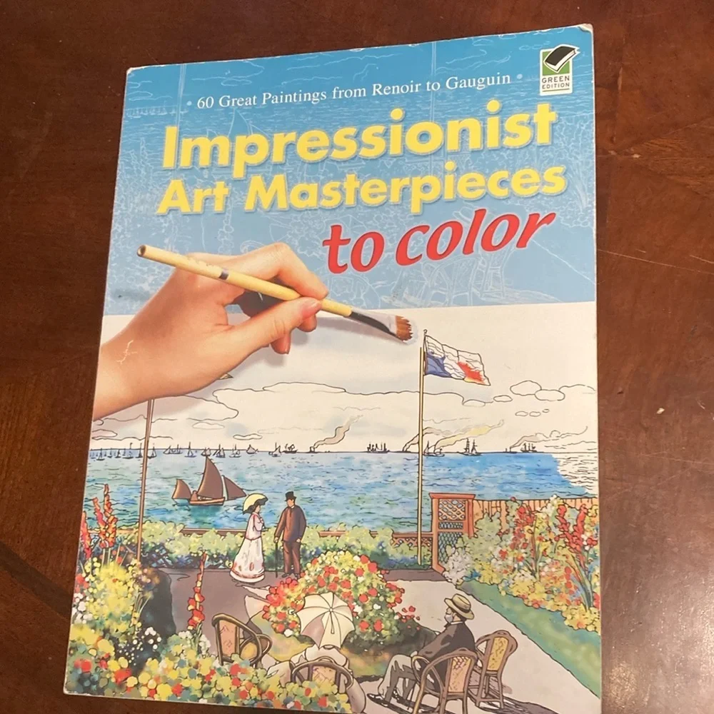 Impressionist art masterpieces to color 60 great painting from Renoir to Gauguin